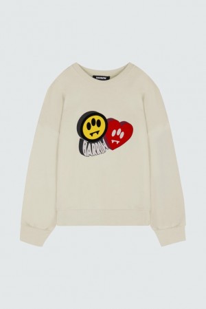 Barrow Crew Neck With Print Uomo Felpe Colorate | 160592-RMD