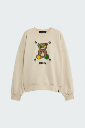 Barrow Crewneck with Print Donna Felpe Nere | 650142-SPV