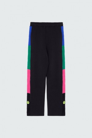 Barrow Multicolor Striped Donna Pantaloni Tuta Nere | 768910-PNM