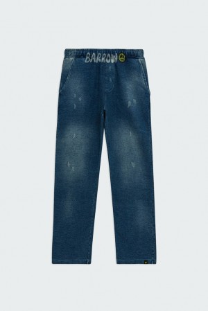 Barrow with denim effect Uomo Jeans Blu | 578193-ZRY