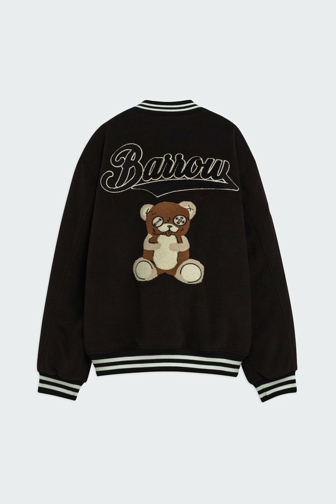 Barrow College With Embroidered Patch Donna Giacche Nere | 109487-YLI