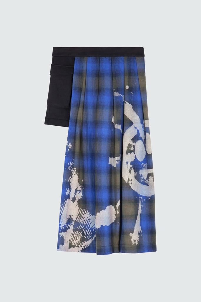 Barrow Half Kilt Skirts In Check Donna Gonne Blu | 307582-GRW